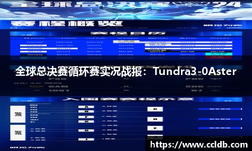 全球总决赛循环赛实况战报：Tundra3-0Aster